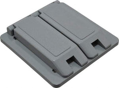 Thomas & Betts - Electrical Outlet Box Polycarbonate Duplex Receptacle Cover - Eagle Tool & Supply