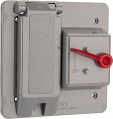 Thomas & Betts - Electrical Outlet Box Polycarbonate Combination Toggle with GFI Cover - Eagle Tool & Supply