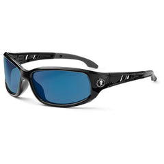 Valkyrie Blue Mirror Lens Black Safety Glasses - Eagle Tool & Supply