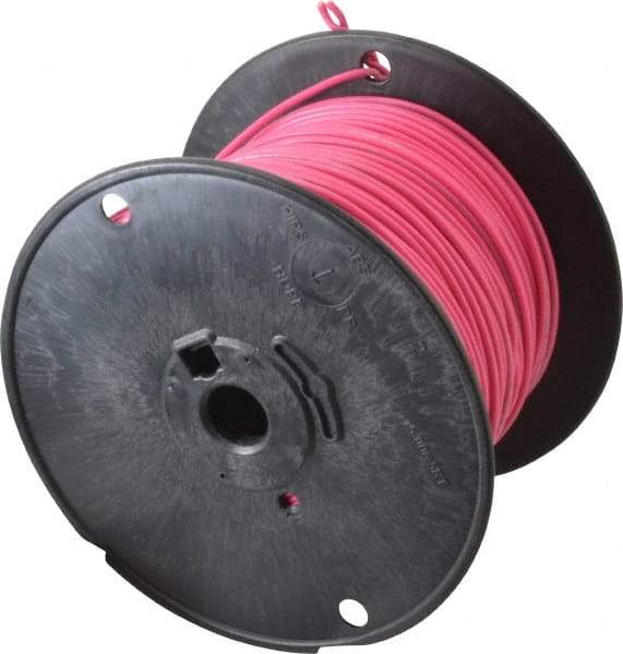 Southwire - 18 AWG, 16 Strand, Pink Machine Tool Wire - PVC, Acid, Moisture and Oil Resistant, 500 Ft. Long - Eagle Tool & Supply