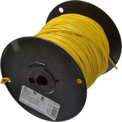 Southwire - 14 AWG, 41 Strand, Yellow Machine Tool Wire - PVC, Acid, Moisture and Oil Resistant, 500 Ft. Long - Eagle Tool & Supply