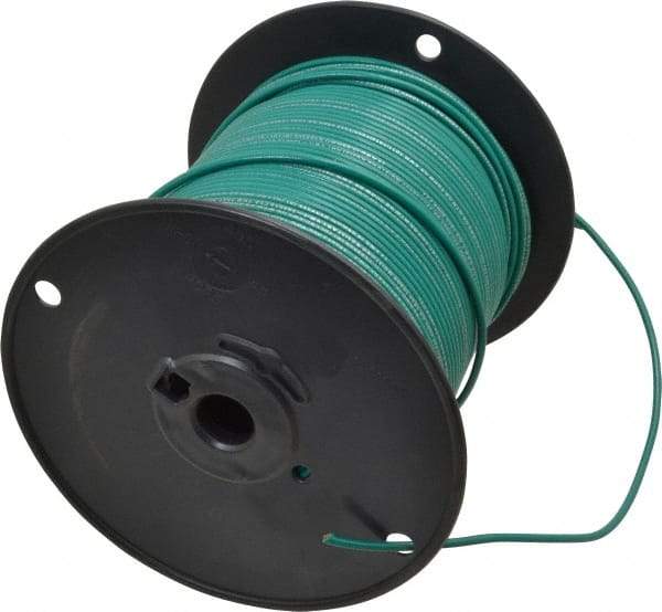 Southwire - 14 AWG, 41 Strand, Green Machine Tool Wire - PVC, Acid, Moisture and Oil Resistant, 500 Ft. Long - Eagle Tool & Supply