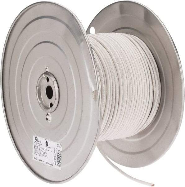 Southwire - 10 AWG, 105 Strand, White Machine Tool Wire - PVC, Acid, Moisture and Oil Resistant, 500 Ft. Long - Eagle Tool & Supply