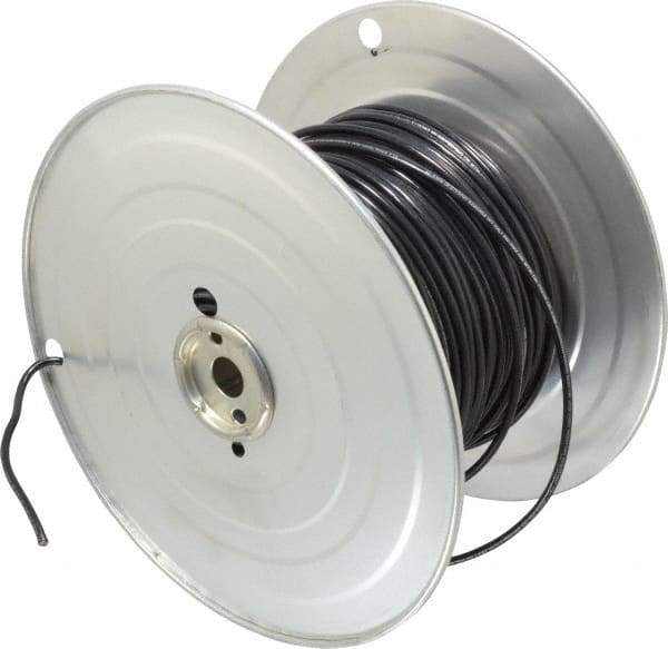 Southwire - 10 AWG, 105 Strand, Black Machine Tool Wire - PVC, Acid, Moisture and Oil Resistant, 500 Ft. Long - Eagle Tool & Supply