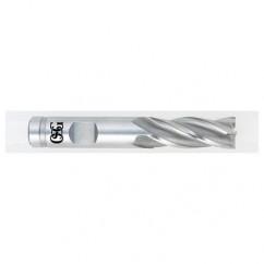 1 Dia. x 4-1/2 Overall Length 4-Flute Square End HSS-CO SE End Mill-Round Shank-Non-Center Cutting-Uncoated - Eagle Tool & Supply