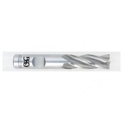 3/4 Dia. x 3-5/8 Overall Length 4-Flute Square End HSS-CO SE End Mill-Round Shank-Non-Center Cutting-TiN - Eagle Tool & Supply