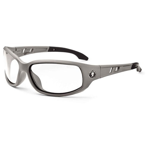 Valkyrie Clear Lens Matte Gray Safety Glasses - Eagle Tool & Supply