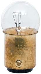 Value Collection - 5.12 Watt, 34 Volt, Incandescent Miniature & Specialty G6 Lamp - Double Contact Bayonet Base, 5 to 49 Equivalent Range, Warm (1,000 to 3,000), Dimmable, 1-1/2" OAL - Eagle Tool & Supply