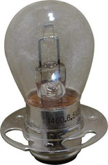 Value Collection - 18 Watt, 6.5 Volt, Incandescent Miniature & Specialty S8 Lamp - Double Contact Prefocus Base, 5 to 49 Equivalent Range, Warm (1,000 to 3,000), Dimmable, 2" OAL - Eagle Tool & Supply
