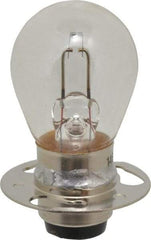 Value Collection - 18 Watt, 6.5 Volt, Incandescent Miniature & Specialty S8 Lamp - Double Contact Prefocus Base, 5 to 49 Equivalent Range, Warm (1,000 to 3,000), Dimmable, 2" OAL - Eagle Tool & Supply