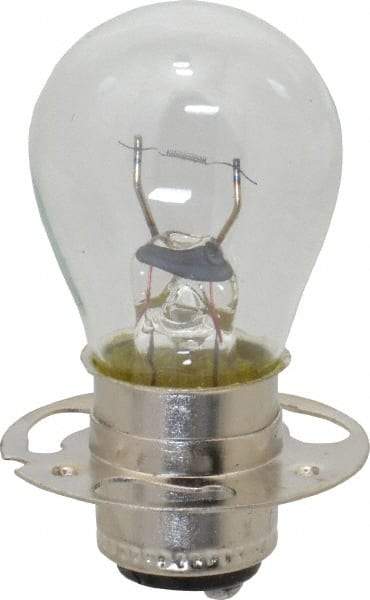 Value Collection - 18 Watt, 6.5 Volt, Incandescent Miniature & Specialty S8 Lamp - Double Contact Prefocus Base, 5 to 49 Equivalent Range, Warm (1,000 to 3,000), Dimmable, 2" OAL - Eagle Tool & Supply