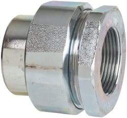 Thomas & Betts - 1-1/4" Trade, Steel Threaded Straight Rigid/Intermediate (IMC) Conduit Female Union - Noninsulated - Eagle Tool & Supply