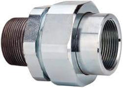 Thomas & Betts - 1-1/2" Trade, Steel Threaded Straight Rigid/Intermediate (IMC) Conduit Male Union - Noninsulated - Eagle Tool & Supply