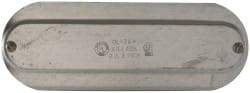 Hubbell Killark - 2-1/2" & 3" Trade, Steel Conduit Body Cover Plate - Use with Form 35 Conduit Bodies, Form 85 Conduit Bodies - Eagle Tool & Supply