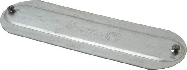 Hubbell Killark - 2" Trade, Steel Conduit Body Cover Plate - Use with Form 35 Conduit Bodies, Form 85 Conduit Bodies - Eagle Tool & Supply