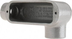 Hubbell Killark - Form 35, LL Body, 3/4" Trade, IMC, Rigid Malleable Iron Conduit Body - Oval, 5-3/8" OAL, 7 cc Capacity, Hazardous & Wet Locations - Eagle Tool & Supply