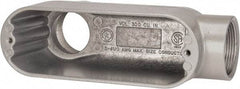 Hubbell Killark - Form 85, LB Body, 1-1/2" Trade, IMC, Rigid Aluminum Conduit Body - Oval, 9-1/8" OAL, 36 cc Capacity, Hazardous & Wet Locations - Eagle Tool & Supply