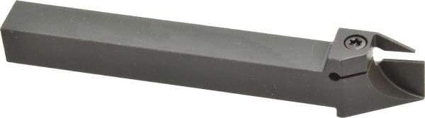 Kennametal - A4SC, Right Hand Cut, 1.063" Max Workpc Diam, A4C0155.. Insert, Indexable Cutoff Toolholder - 0.532 Max Depth of Cut, 13mm Shank Width, 13mm Shank Height, 114mm OAL - Eagle Tool & Supply