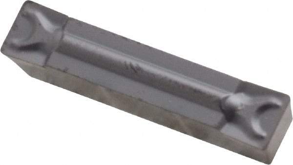 Kennametal - 505G GMN Grade KC5025, 5.05mm Cutting Width Carbide Grooving Insert - 4.2mm Max Depth of Cut, Neutral, 0.4mm Corner Radius, TiAlN Finish - Eagle Tool & Supply