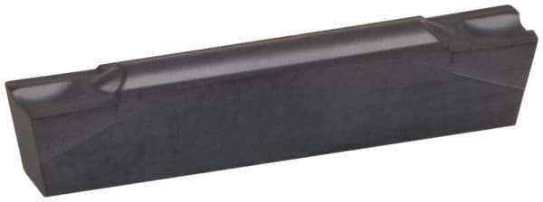 Kennametal - 205G GMP Grade KC5010, 2.05mm Cutting Width Carbide Grooving Insert - 2mm Max Depth of Cut, Neutral, 0.2mm Corner Radius, TiAlN Finish - Eagle Tool & Supply