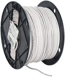 Southwire - THHN/THWN, 14 AWG, 15 Amp, 500' Long, Solid Core, 1 Strand Building Wire - White, Thermoplastic Insulation - Eagle Tool & Supply