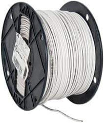 Southwire - THHN/THWN, 14 AWG, 15 Amp, 500' Long, Solid Core, 1 Strand Building Wire - White, Thermoplastic Insulation - Eagle Tool & Supply