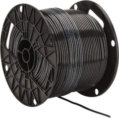 Southwire - THHN/THWN, 12 AWG, 20 Amp, 500' Long, Solid Core, 1 Strand Building Wire - Black, Thermoplastic Insulation - Eagle Tool & Supply