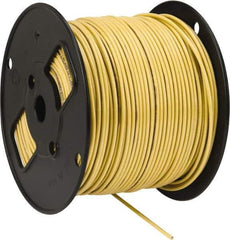 Southwire - THHN/THWN, 12 AWG, 20 Amp, 500' Long, Solid Core, 1 Strand Building Wire - Yellow, Thermoplastic Insulation - Eagle Tool & Supply