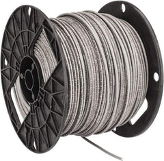 Southwire - THHN/THWN, 12 AWG, 20 Amp, 500' Long, Solid Core, 1 Strand Building Wire - Gray, Thermoplastic Insulation - Eagle Tool & Supply