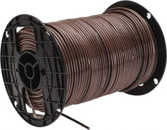 Southwire - THHN/THWN, 10 AWG, 30 Amp, 500' Long, Solid Core, 1 Strand Building Wire - Brown, Thermoplastic Insulation - Eagle Tool & Supply