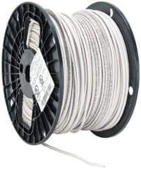 Southwire - THHN/THWN, 14 AWG, 15 Amp, 500' Long, Stranded Core, 19 Strand Building Wire - White, Thermoplastic Insulation - Eagle Tool & Supply