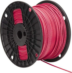 Southwire - THHN/THWN, 14 AWG, 15 Amp, 500' Long, Stranded Core, 19 Strand Building Wire - Red, Thermoplastic Insulation - Eagle Tool & Supply