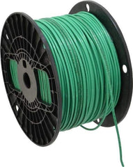 Southwire - THHN/THWN, 14 AWG, 15 Amp, 500' Long, Stranded Core, 19 Strand Building Wire - Green, Thermoplastic Insulation - Eagle Tool & Supply