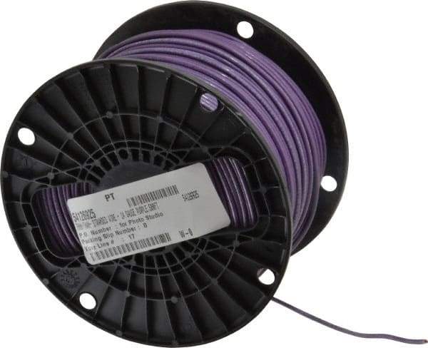 Southwire - THHN/THWN, 14 AWG, 15 Amp, 500' Long, Stranded Core, 19 Strand Building Wire - Purple, Thermoplastic Insulation - Eagle Tool & Supply