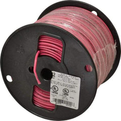 Southwire - THHN/THWN, 12 AWG, 20 Amp, 500' Long, Stranded Core, 19 Strand Building Wire - Red, Thermoplastic Insulation - Eagle Tool & Supply