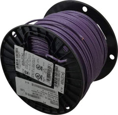 Southwire - THHN/THWN, 12 AWG, 20 Amp, 500' Long, Stranded Core, 19 Strand Building Wire - Purple, Thermoplastic Insulation - Eagle Tool & Supply