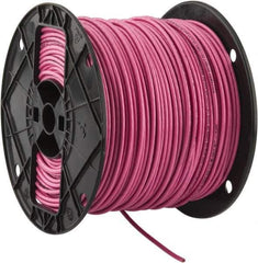 Southwire - THHN/THWN, 12 AWG, 20 Amp, 500' Long, Stranded Core, 19 Strand Building Wire - Pink, Thermoplastic Insulation - Eagle Tool & Supply