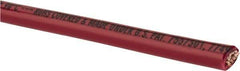 Southwire - THHN/THWN, 8 AWG, 40 Amp, 500' Long, Stranded Core, 19 Strand Building Wire - Red, Thermoplastic Insulation - Eagle Tool & Supply