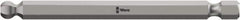 Wera - 4mm Hex Bit - 1/4" Hex Drive, 3-1/2" OAL - Eagle Tool & Supply