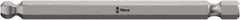 Wera - 6mm Hex Bit - 1/4" Hex Drive, 3-1/2" OAL - Eagle Tool & Supply