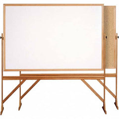 Ghent - Whiteboards & Magnetic Dry Erase Boards Type: Reversible Dry Erase/Corkboard Height (Inch): 71-3/4 - Eagle Tool & Supply