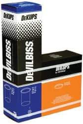 DeVilbiss - Paint Sprayer Cup - Disposable Cups and Lids, 32 Pack, Compatible with Siphon and Gravity Spray Guns - Eagle Tool & Supply