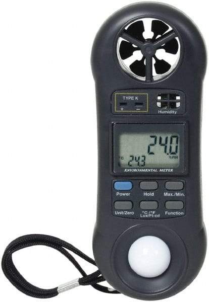 General - 0 to 3,000 Ft./Min Air Airflow Meter - 94°F Max - Eagle Tool & Supply