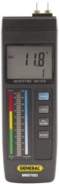 General - Moisture Analyzer - LED Display, Accurate to ±1.5% - Eagle Tool & Supply