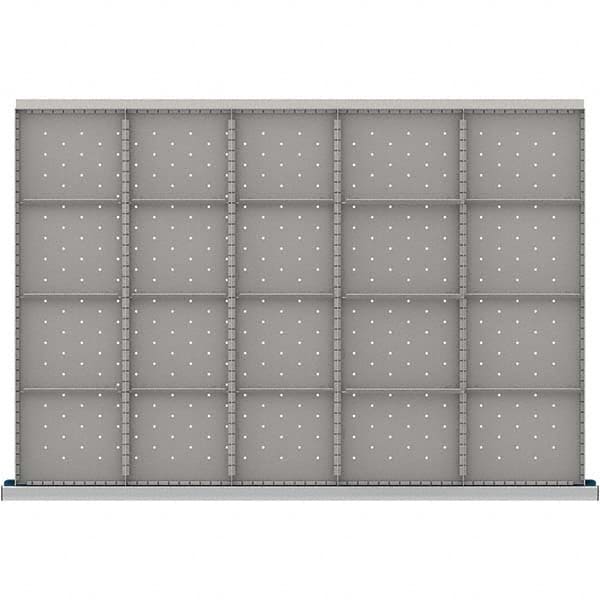 LISTA - 20-Compartment Drawer Divider Layout for 3.15" High Drawers - Eagle Tool & Supply