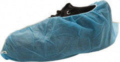 PRO-SAFE - Size L, Polypropylene, Standard Shoe Cover - Blue, Non-Chemical Resistant & Water Resistant - Eagle Tool & Supply