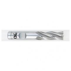 3/4 Dia. x 3-7/8 Overall Length 4-Flute Square End HSS-CO SE End Mill-Round Shank-Center Cutting-TiCN - Eagle Tool & Supply