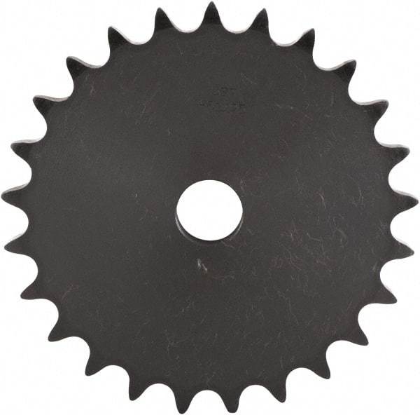 U.S. Tsubaki - 14 Teeth, 1/2" Chain Pitch, Chain Size 40, "A" Plate Roller Chain Sprocket - 1/2" Bore Diam, 2.247" Pitch Diam, 2.49" Outside Diam - Eagle Tool & Supply