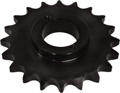 U.S. Tsubaki - 23 Teeth, 1/2" Chain Pitch, Chain Size 40, Split Taper Sprocket - 3.672" Pitch Diam, 3.94" Outside Diam - Eagle Tool & Supply