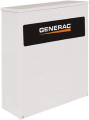 Generac Power - 3 Phase, 120/208 Input Volt, 400 Amp, Automatic Transfer Switch - 3R NEMA Rated, Aluminum, 24 Inch Wide x 10 Inch Deep x 36.1 Inch High, Automatic Exerciser, Electrically Operated - Eagle Tool & Supply